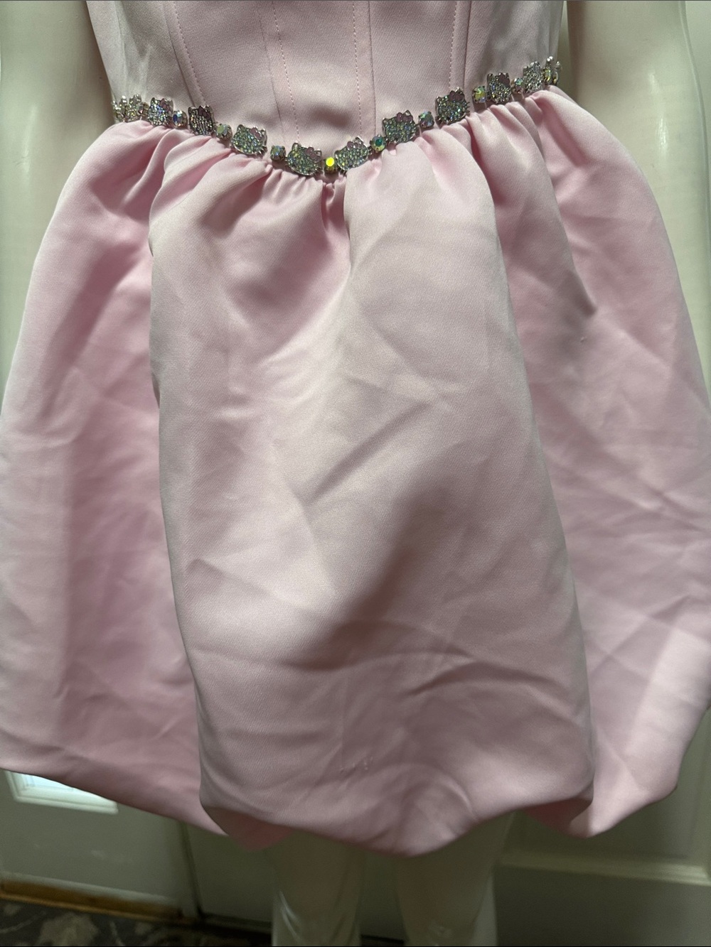 hello kitty forever21 50th anniversary Pink Satin Label Dress Size Medium - Picture 8 of 16